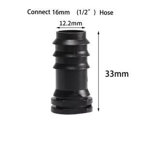 10개입 정원 호스 엔드 플러그 16mm 20mm 물 밀폐 플라스틱 마개 관개 스토퍼 점적 파이프 피팅