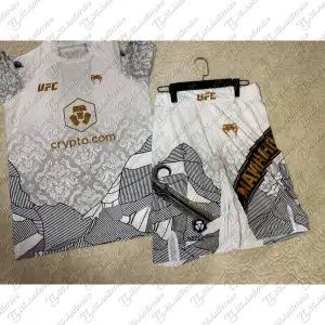 반바지 복싱 권투 쇼츠 팬츠 25-26 UFC 탑 워리어 이슬람 마카체프 배틀 이벤트 티셔츠 남자 남성 저지 레