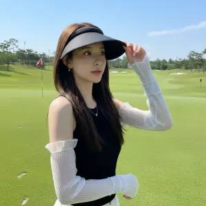 1+1 레이스 골프 팔토시 플리츠 운전 손등커버 토시 손등가리개