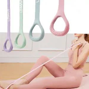 고리형 손잡이 탄력밴드 근력운동 홈트레이닝 재활치료 요가 필라테스 실내운동 휴대용