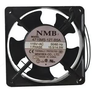 W NMB 4715MS-12T-B50/B5A/10T-B50 100V/115V 12cm 알루미늄 프레임 AC 냉각 팬