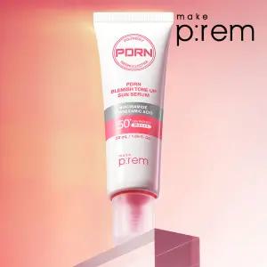 메이크프렘 PDRN 피디알엔 잡티 톤업 선 세럼 50ml