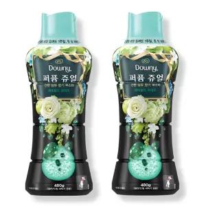 다우니 퍼퓸 쥬얼 에메랄드 브리즈 향기부스터, 480g, 2개