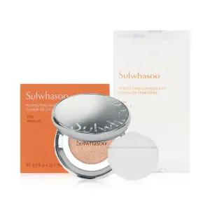 아모레퍼시픽 설화수 퍼펙팅 쿠션 에어리 본품+리필(SPF50+) 17N1, 30g - R