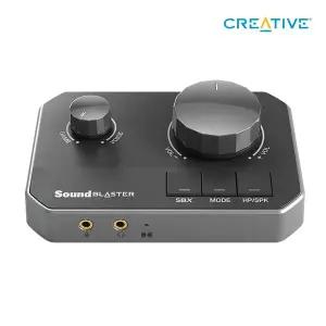 [크리에이티브] 사운드 블라스터 G8 듀얼 USB-C 외장형 사운드카드 오디오믹서 겸용 배틀그라운드