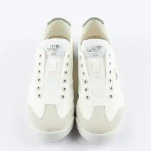 데상트 공용 크론템포 캔버스 슬립온 스니커즈 SQ123LSN12 WHGY