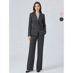 [하프클럽/비비드시크릿가너]SET 여성 어반 테일러드 봄가을 정장 자켓 팬츠