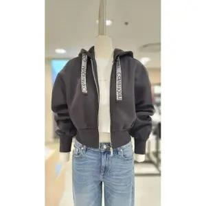 [백화점 홈쇼핑 정품] 캘빈클라인 진 여성 릴렉스 핏 테이프 후드집업(47D284G-UB1)