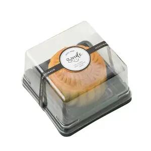 화과자케이스 1구 떡포장 두쫀쿠포장 케이스 검정 50개