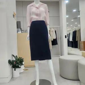 [KL]스피니배색스커트KMWSKQE410_IC