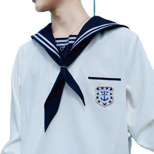 남자 해군 프레 마린룩 유니폼 제복 반바지 졸업 정장