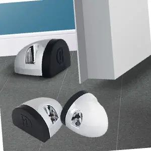 가정용 문틈 보호 반달형 바닥 고정 충격 안전 도어 스토퍼 현관 방문 쿵 소음