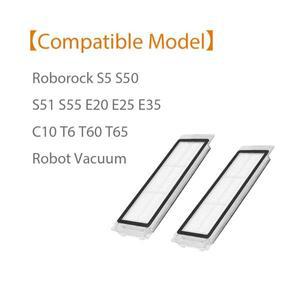기존 Roborock S6 Pure, S6, E4 ,S4 Max, S6 MaxV, S5, S5 Max, S50, S65, S4, E2, E3 E20 E35 Hepa 필터
