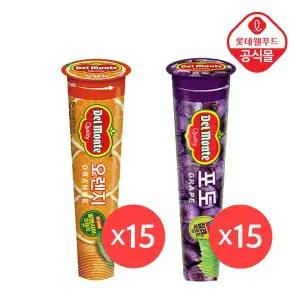 [NS홈쇼핑][etv] [롯데] 델몬트 아이스바 120ml 2종 30개 세트 (오렌지 15 + 포도 15)..[35768832]