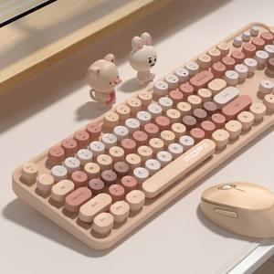 무선키보드 마우스세트 사무실 저소음 65U 디지털 세트 예쁜 콤보 K580 음소거