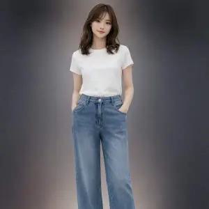 [엠씨](신세계 사우스시티)뒷밴딩 데님 팬츠(C53P080)