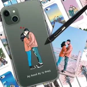 인생케이스 주문제작 커플 폰 케이스 드로잉  아이폰 갤럭시