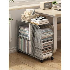 수납 스탠드 책상 책 책장 가정용 학생 가능한 선반 이동 아래