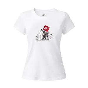 나이키 NSW 스포츠웨어 여성 반팔티 반팔 티셔츠 화이트 IF0368-121