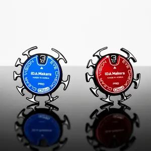 뉴 아이체크 비전 볼마커 퍼팅 거리측정기 기능성 골프마커 자석클립 볼마크