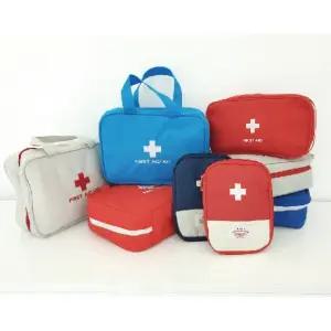 가방 응급실 파우치 비상 약 상비약 포켓 합 상자 낭 구급함 휴대용 가정용 구급 4종세트
