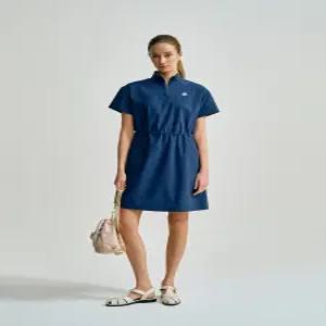 컴포트쿨 경량 우븐 반팔 드레스 네이비[TWOP20253-NYS]