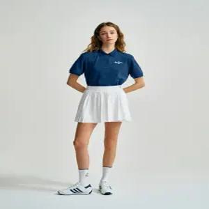 언발란스 우븐 플리츠 스커트 화이트 [TWSK22053-WHS]