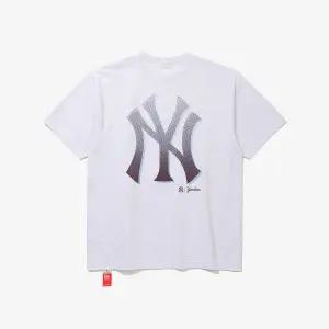 [뉴에라](광주신세계)MLB 뉴욕 양키스 하프톤 티셔츠 헤더 그레이 15147537