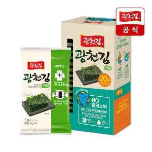 [광천김] 에코 파래김 5g x 20봉