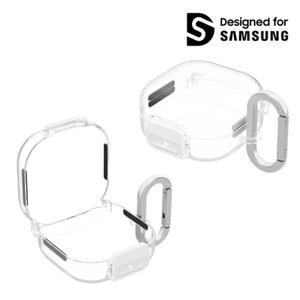 삼성 갤럭시 버즈4프로 클립 클리어 케이스 위드 카라비너 이어폰케이스