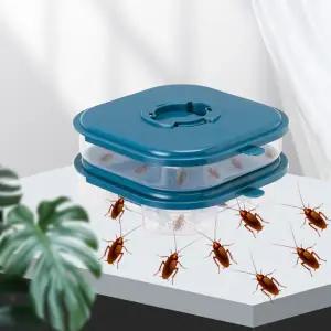 주방 바퀴벌레 간편 잡이 화장실 해충 퇴치 안전 재활용 재사용 포획 2단 트랩 사용 먹이 반복 2층 가정