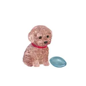 3D크리스탈 토이푸들 브라운 입체퍼즐모형