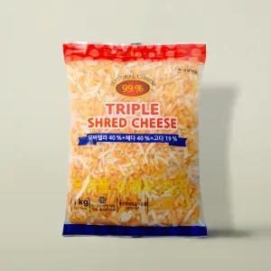 이스트밸리 자연치즈 트리플 슈레드 피자치즈 1kg
