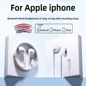 애플 아이폰 16 15 14 11 12 13 프로 맥스 이어폰 XR 블루투스 유선 이어버드 헤드셋 액세서리