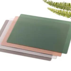 실리콘 투명 테이블 매트 방수 식탁 사각 패드 주방 식탁보 대용 책상 보호