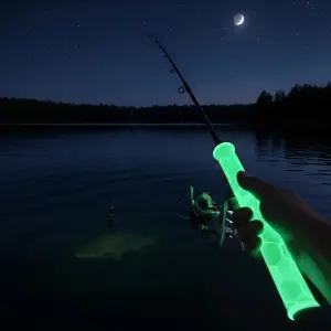 낚시대 그립 실리콘 손잡이 커버 미끄럼 방지 야광 수축 튜브