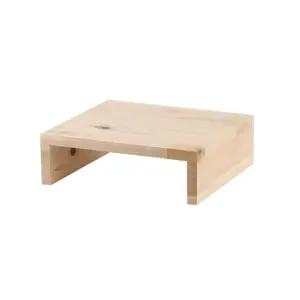 원목 삼나무 모니터 받침대 보조 1단/원목/나무/우드/거치대/받침/컴퓨터/PC/책상/테이블/가정용