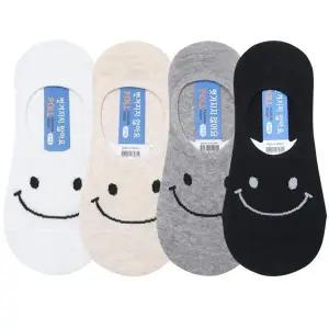 [하프클럽/셀러허브_여성트랜드패션]페이크삭스 세트 남성 스마일 양말쟁