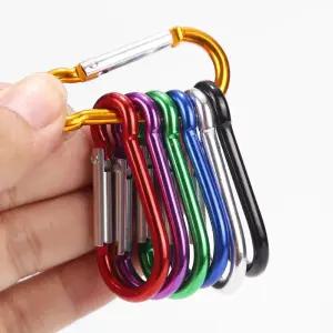 등산장비 소형카라비너 캠핑 스텐비너 d형