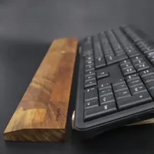 원목키보드받침대 우드밀리 원목 손목받침대 WDK702