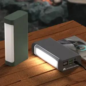 밸류엠 65W LED 랜턴 PD PPS 초고속 보조배터리 30000mAh 대용량 캠핑용