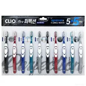 크리오 퍼펙션 항균이중미세모 칫솔 10개