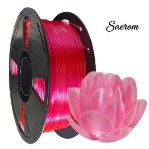 CC3D PETG 투명 프린터 필라멘트 1.75mm 1KG 2.2lbs 고속 강력한 내구성 방습 핑크