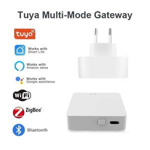 Smart Tuya Zigbee Bluetooth 메시 허브 다중 모드 게이트웨이 무선 플러그인 브리지 지원 홈 연결 Alexa G
