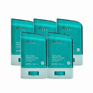 AHC 내추럴 퍼펙션 더블 쉴드 선스틱 22g (SPF 50+) 초록색 5개