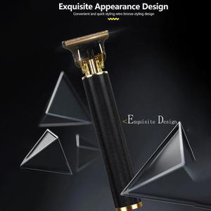 호환 남성용 전문 T9 헤어 클리퍼 바리깡 USB 고속 충전식 수염 관리 도구는 편안하고  면도 트리머를 제공