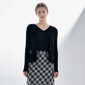 [촉감니트] 린넨 골지 가디건 CVCKF3701N