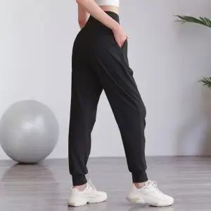 여성용 요가팬츠 3색상 하이웨스트 조거팬츠 필라테스 운동복 홈트 밴딩 트레이닝복