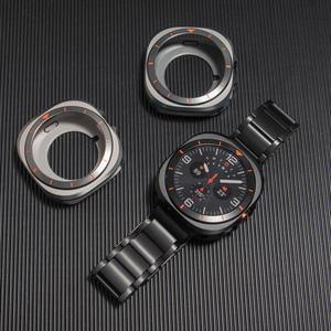 삼성 갤럭시 워치 울트라 2025/7 47mm용 메탈+PC 케이스, 갤럭시 울트라 47mm용 고급 범퍼 보호 쉘(스케일