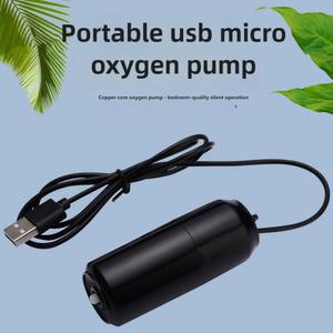 USB 전원 미니 에어 펌프 어항용 무소음 야외 공급기 산소 낚시 휴대용
